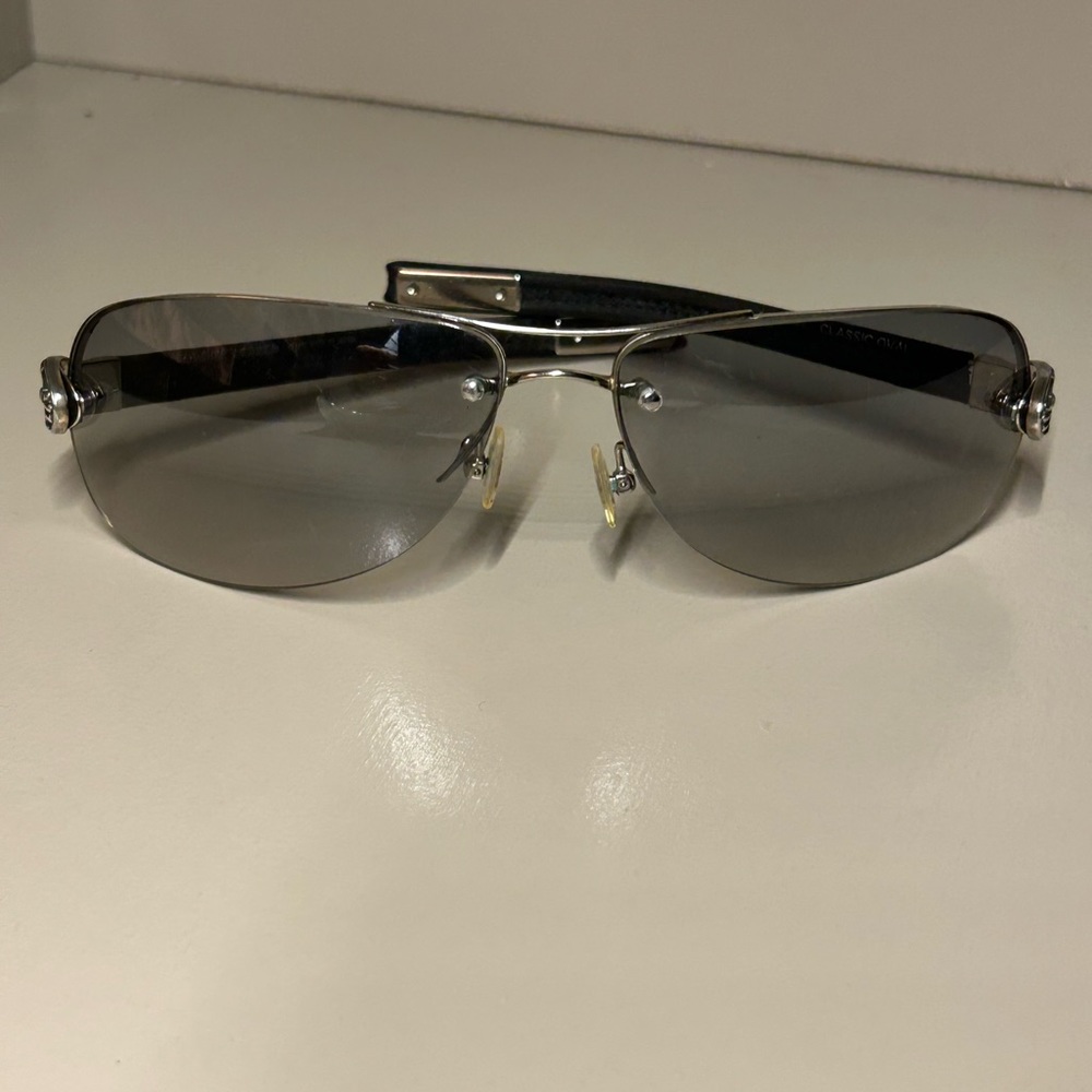 Chrome Hearts RARE AUTHENTIC F*ck You Classic Oval frame Aviator Sunglas…